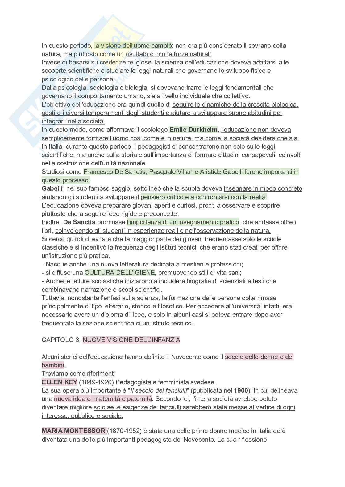 Storia dell’educazione Pag. 16