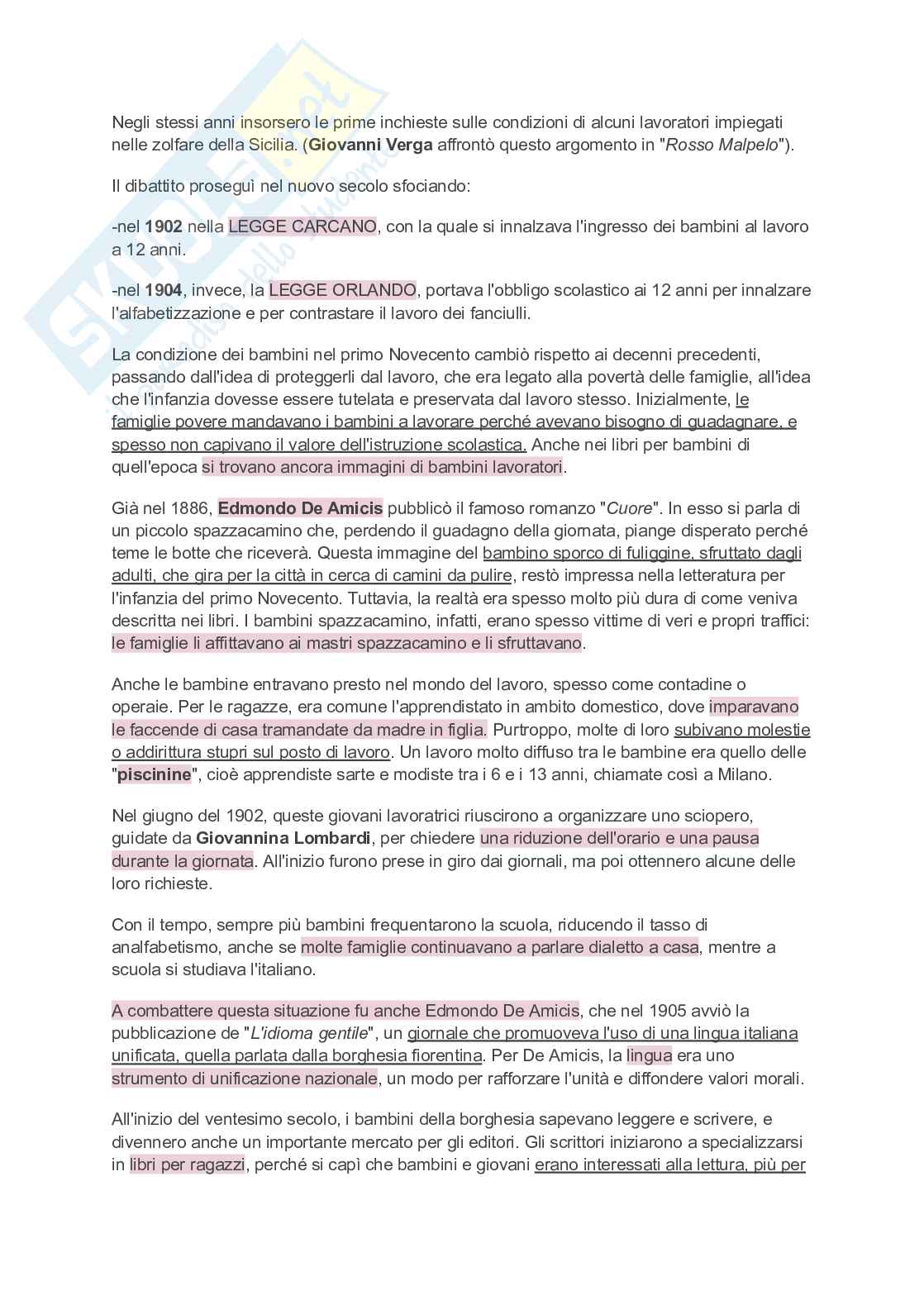 Storia dell’educazione Pag. 21