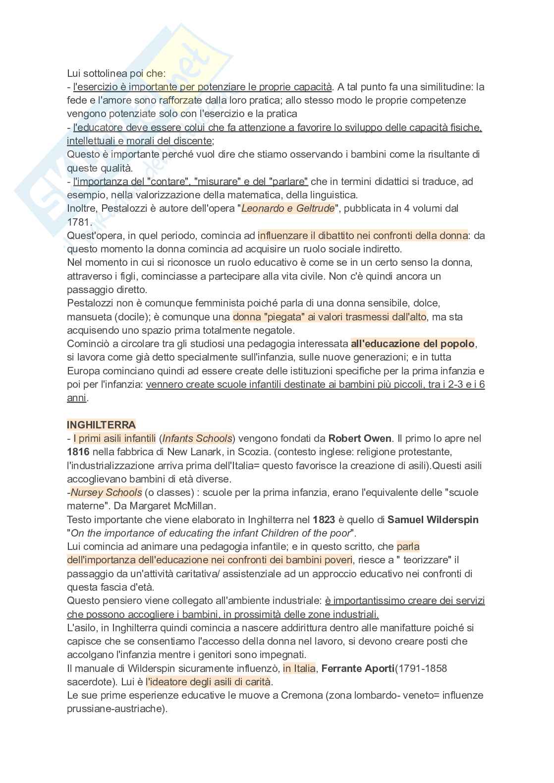 Storia dell’educazione Pag. 6