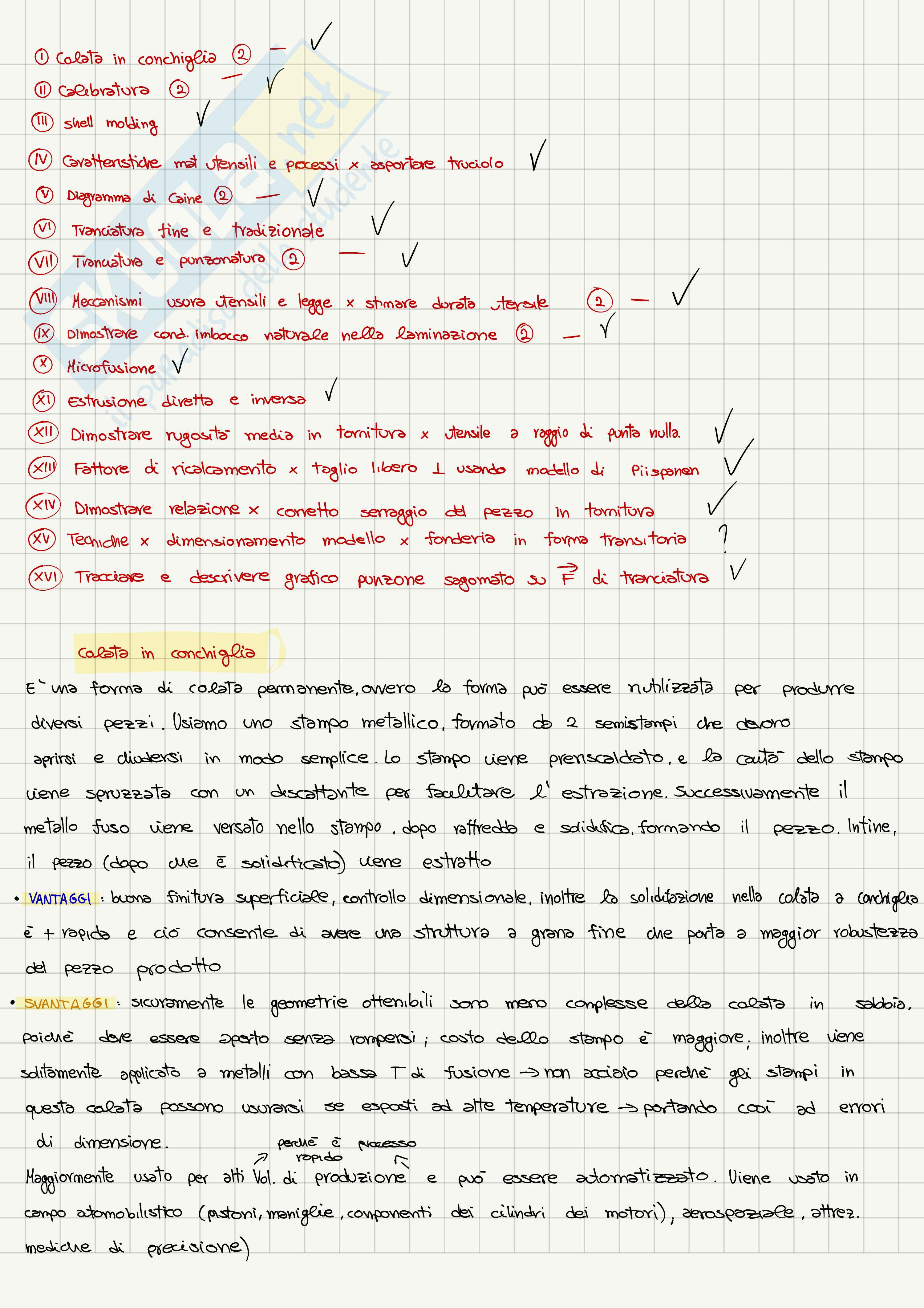 Domanda di teoria Tecnologia meccanica Pag. 2