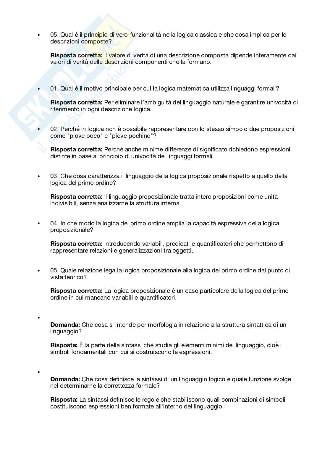 Logica matematica Pag. 2