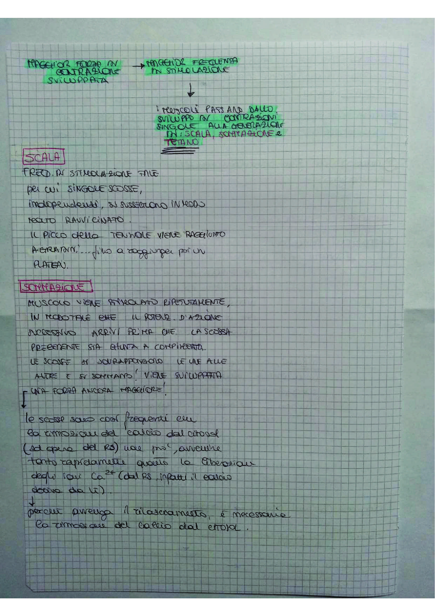 Riassunto esame Fisiologia umana, prof. D'Ascanio, libro consigliato Fisiologia, Stanfield, Germann Pag. 16