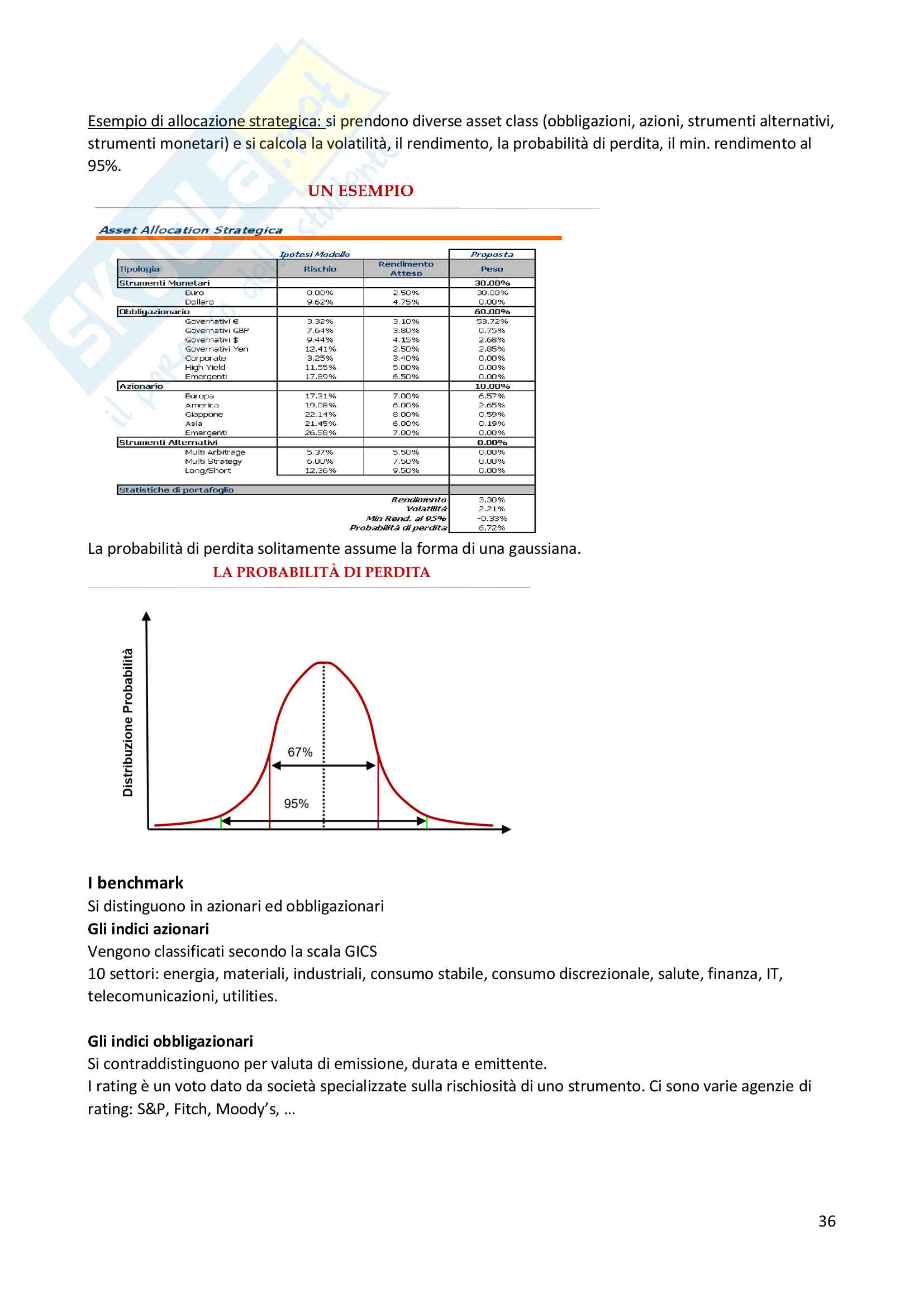 Economia del mercato mobiliare progredito Pag. 36