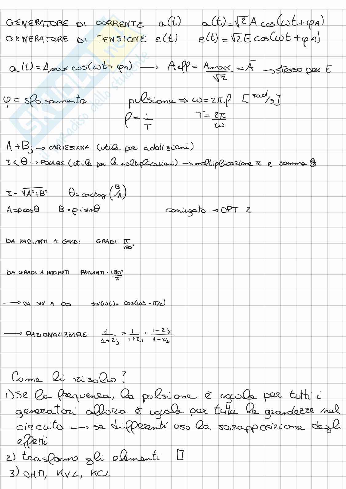 Teoria dei circuiti - Pas  Pag. 2