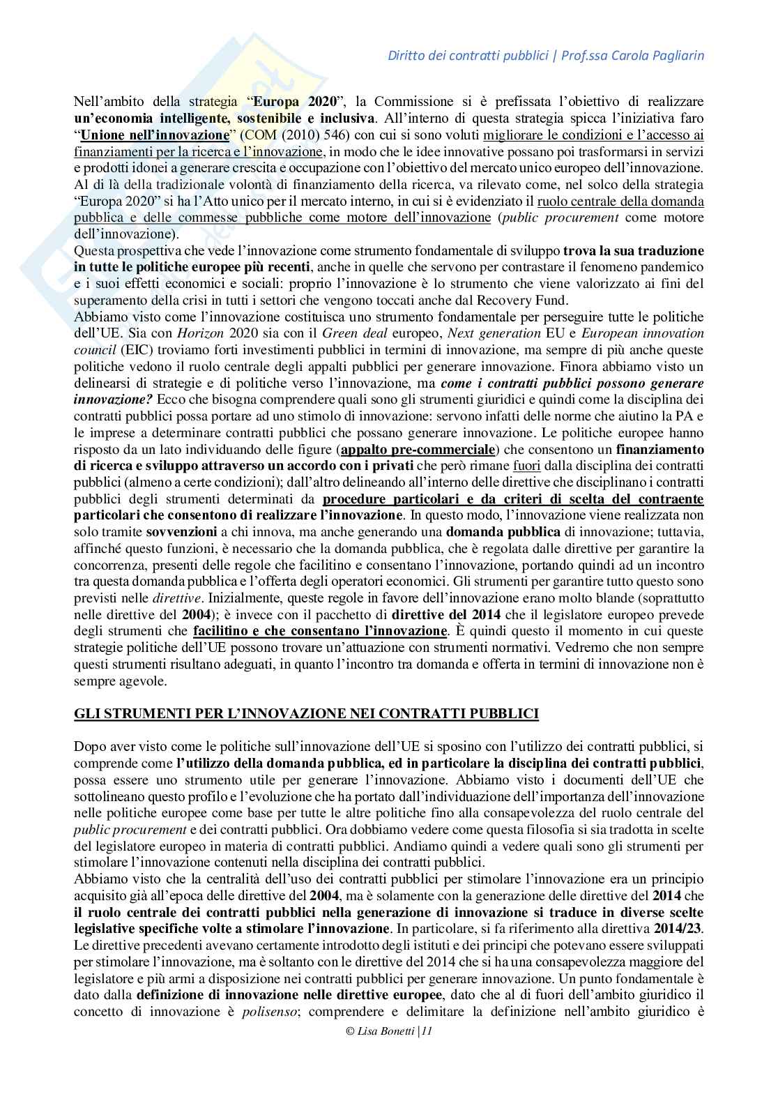 Diritto dei contratti pubblici - Appunti Pag. 11