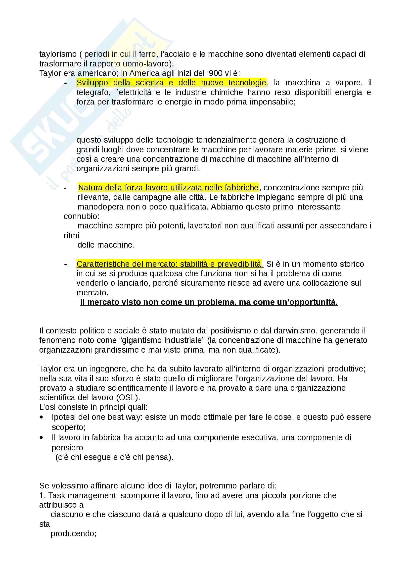Appunti lezioni psicologia del lavoro, per esame da frequentanti Pag. 6