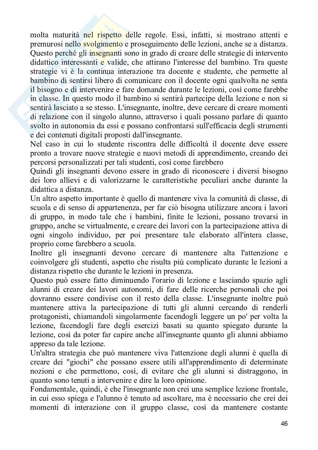 Appunti lezioni Pedagogia generale e sociale Pag. 46