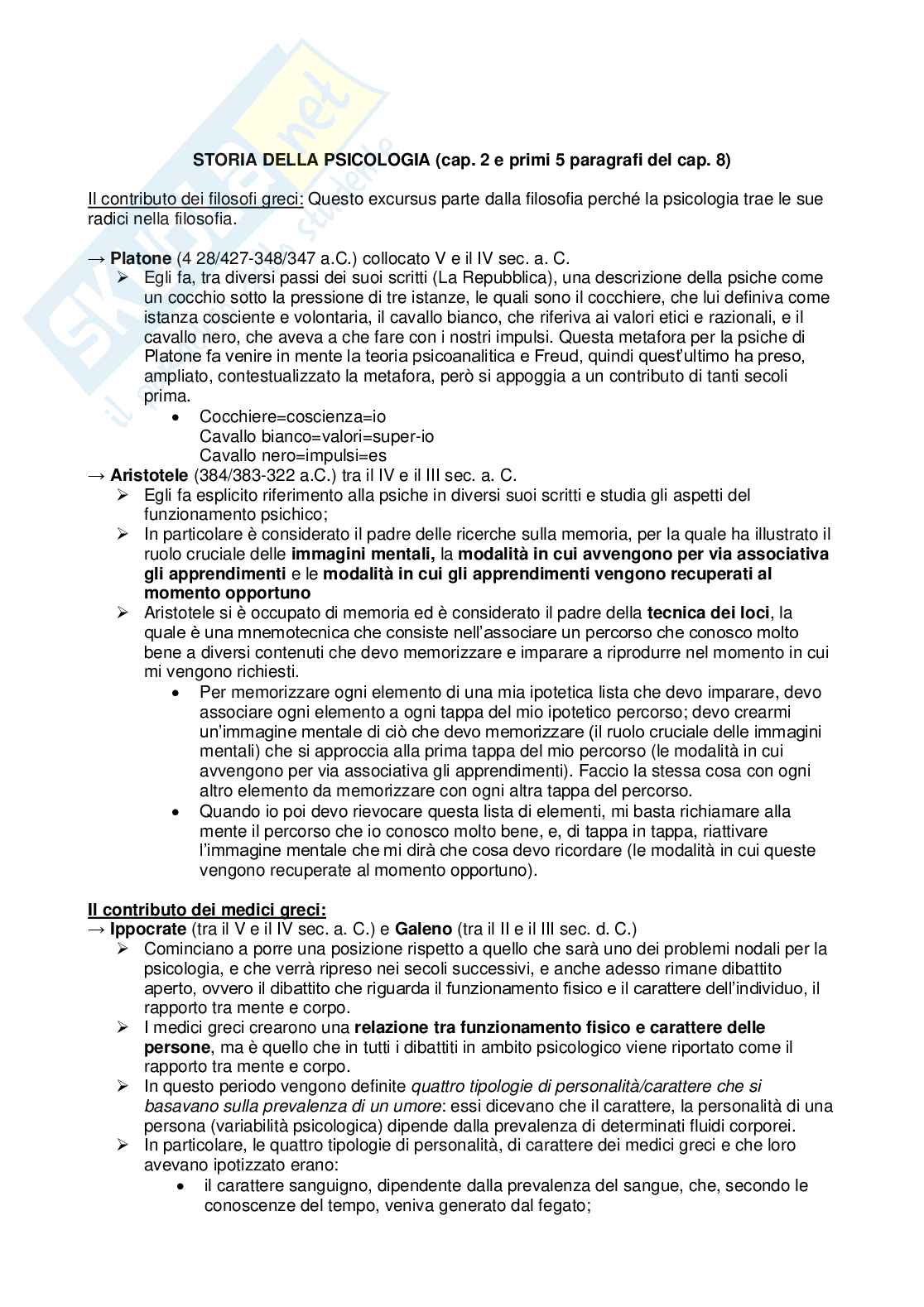 Psicologia generale (modulo A&B) Pag. 11