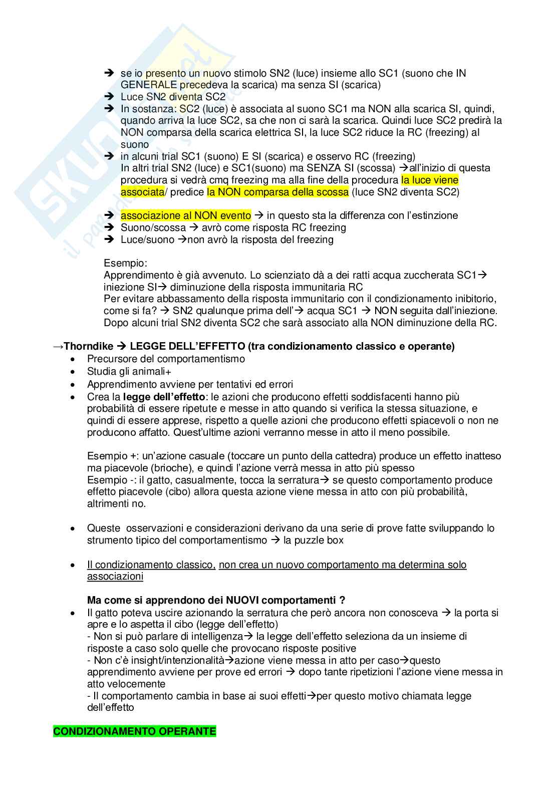 Psicologia generale (modulo A&B) Pag. 36
