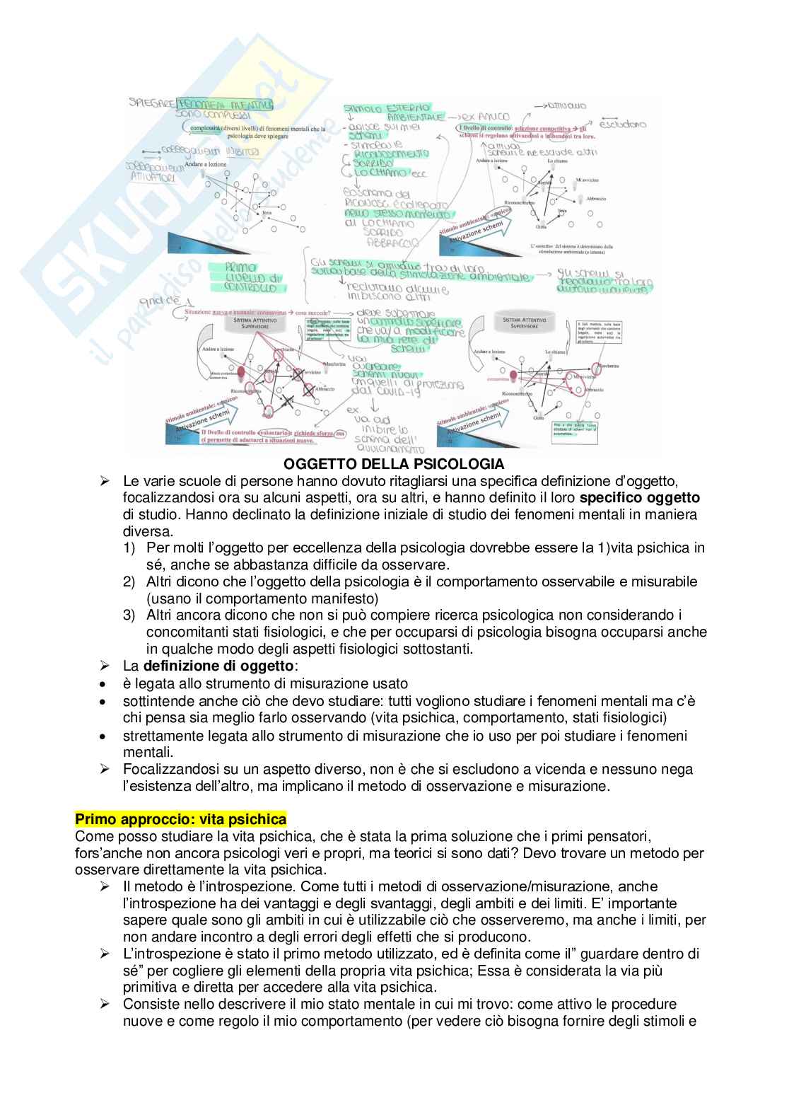 Psicologia generale (modulo A&B) Pag. 6