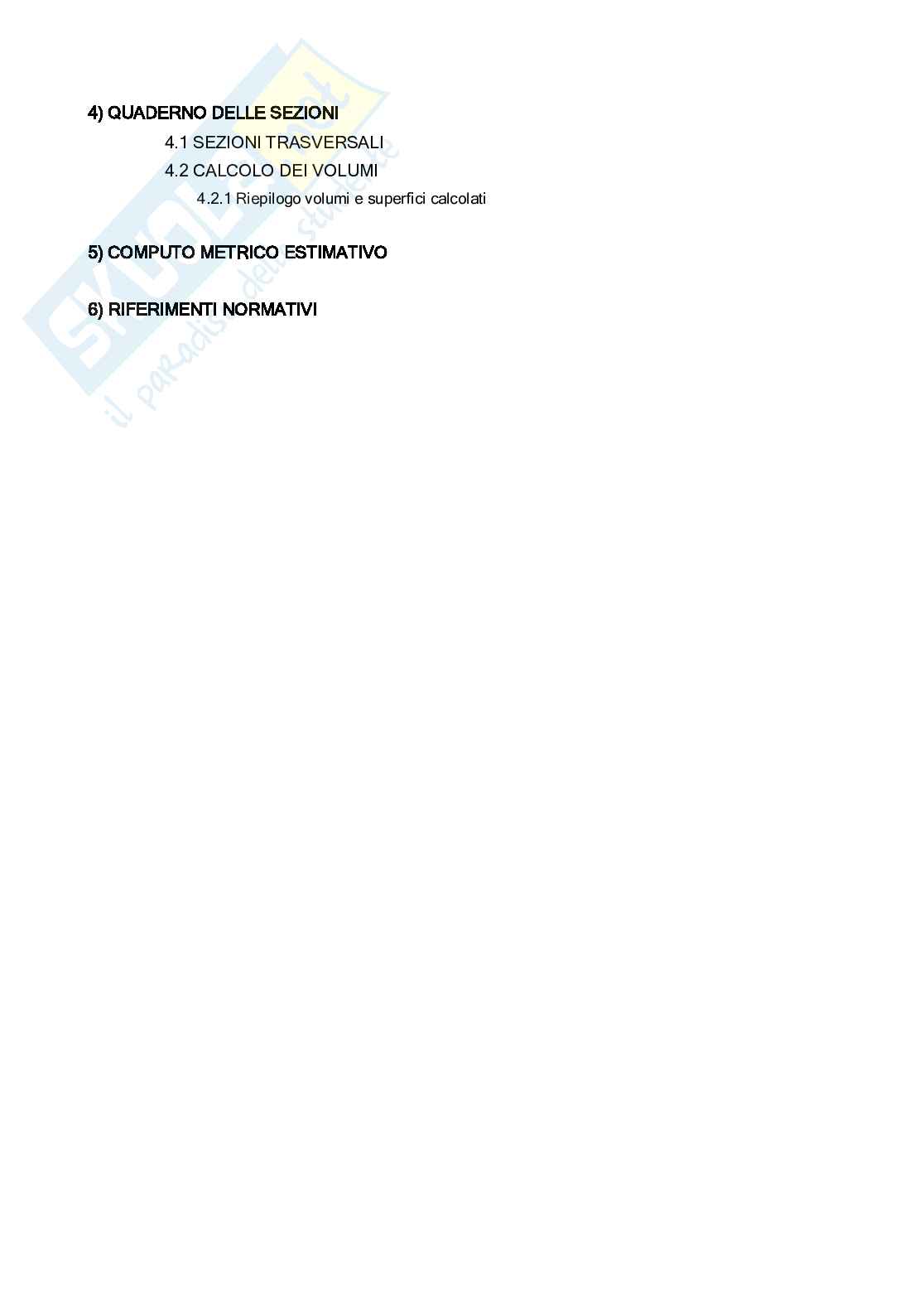 Relazione tecnica (progetto di un tratto stradale) Pag. 2