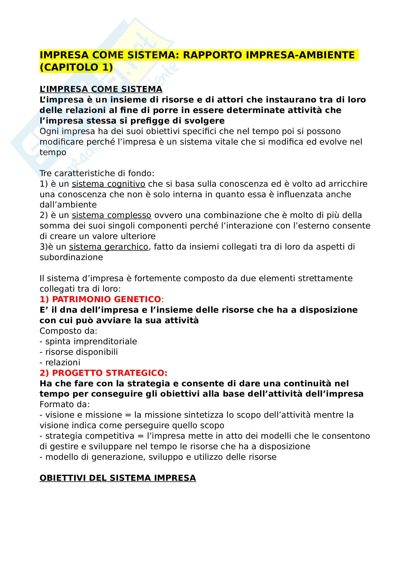 Appunti Economia E Gestione Delle Imprese Pdf