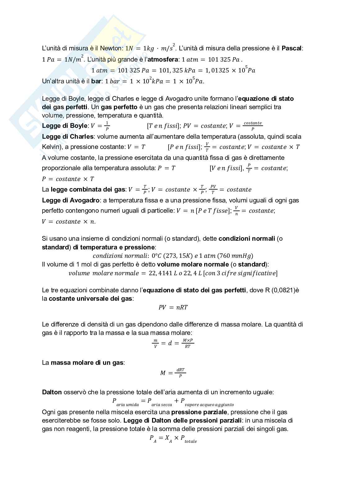Appunti di Chimica Generale ed Inorganica Pag. 11
