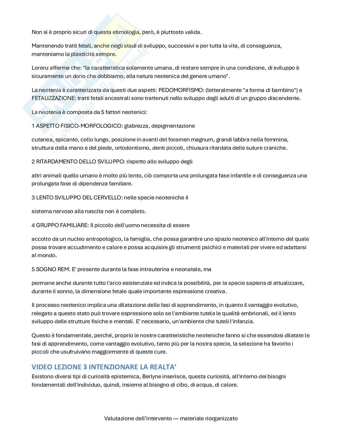 Progettazione e valutazione dell'intervento - Lezioni e domande  Pag. 2