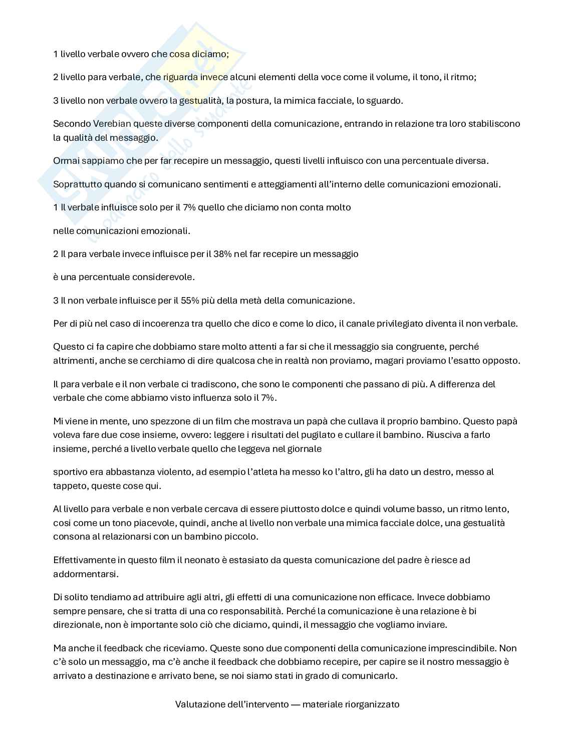 Progettazione e valutazione dell'intervento - Lezioni e domande  Pag. 46