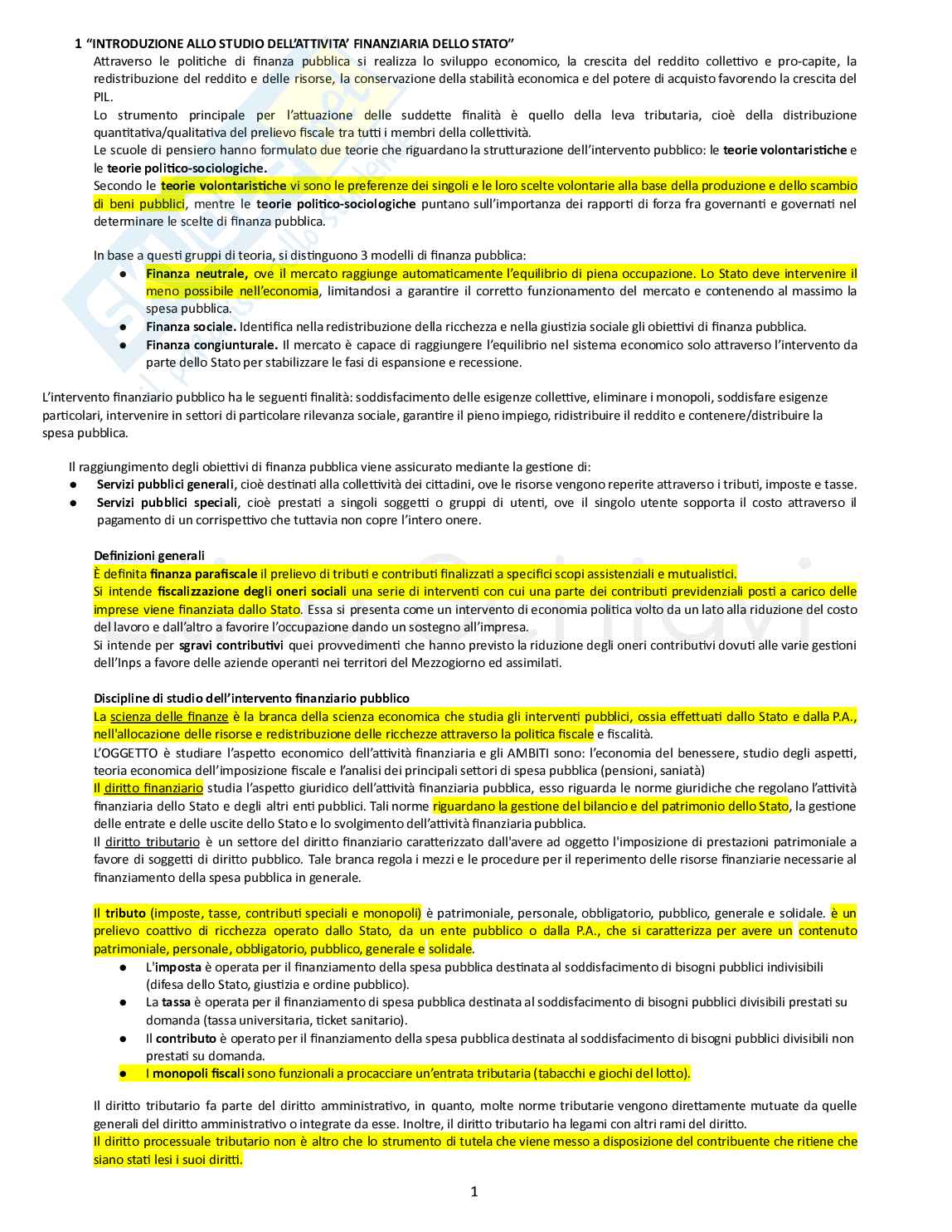 Diritto tributario  Pag. 2