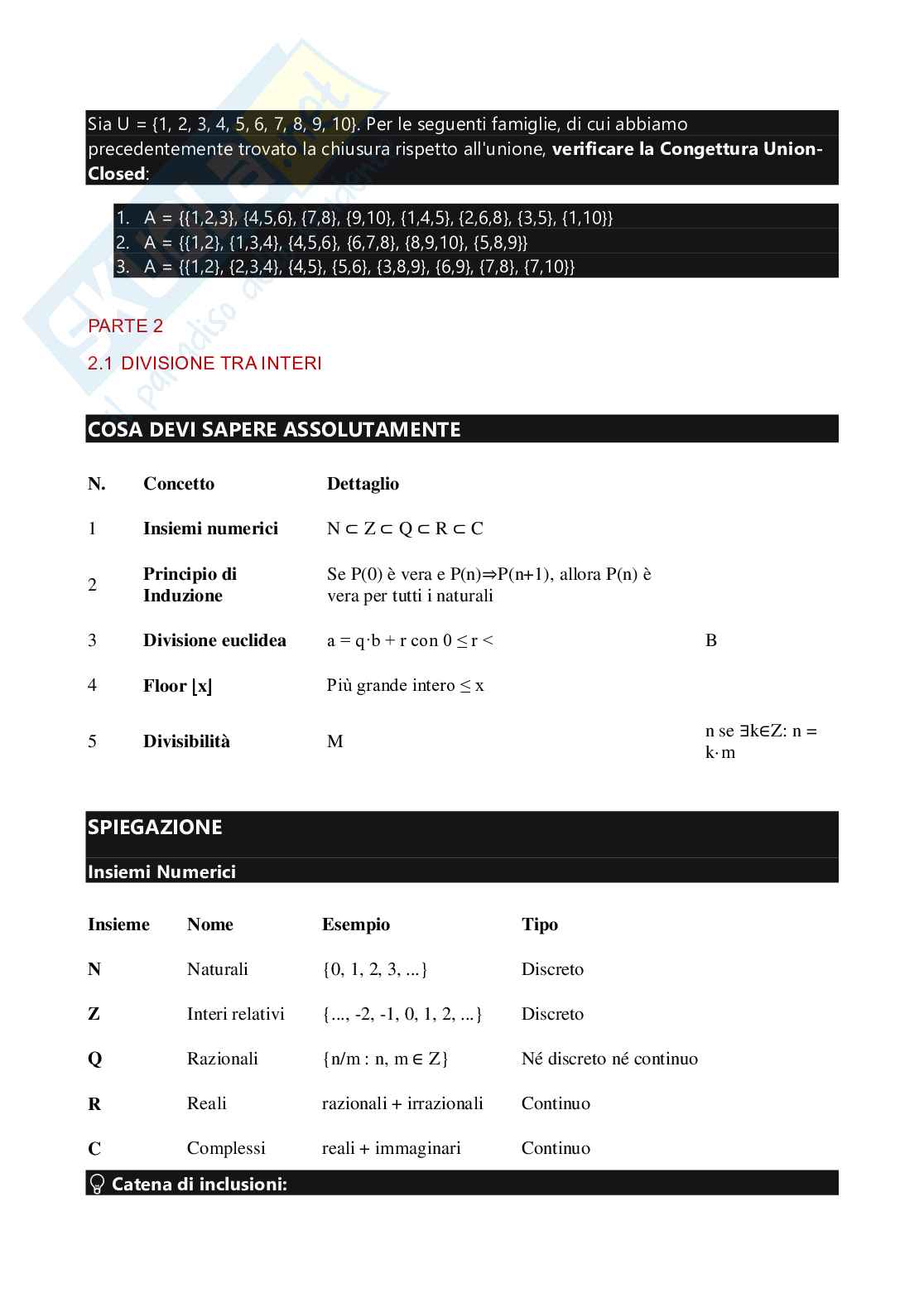 Strutture discrete/Matematica discreta Pag. 41