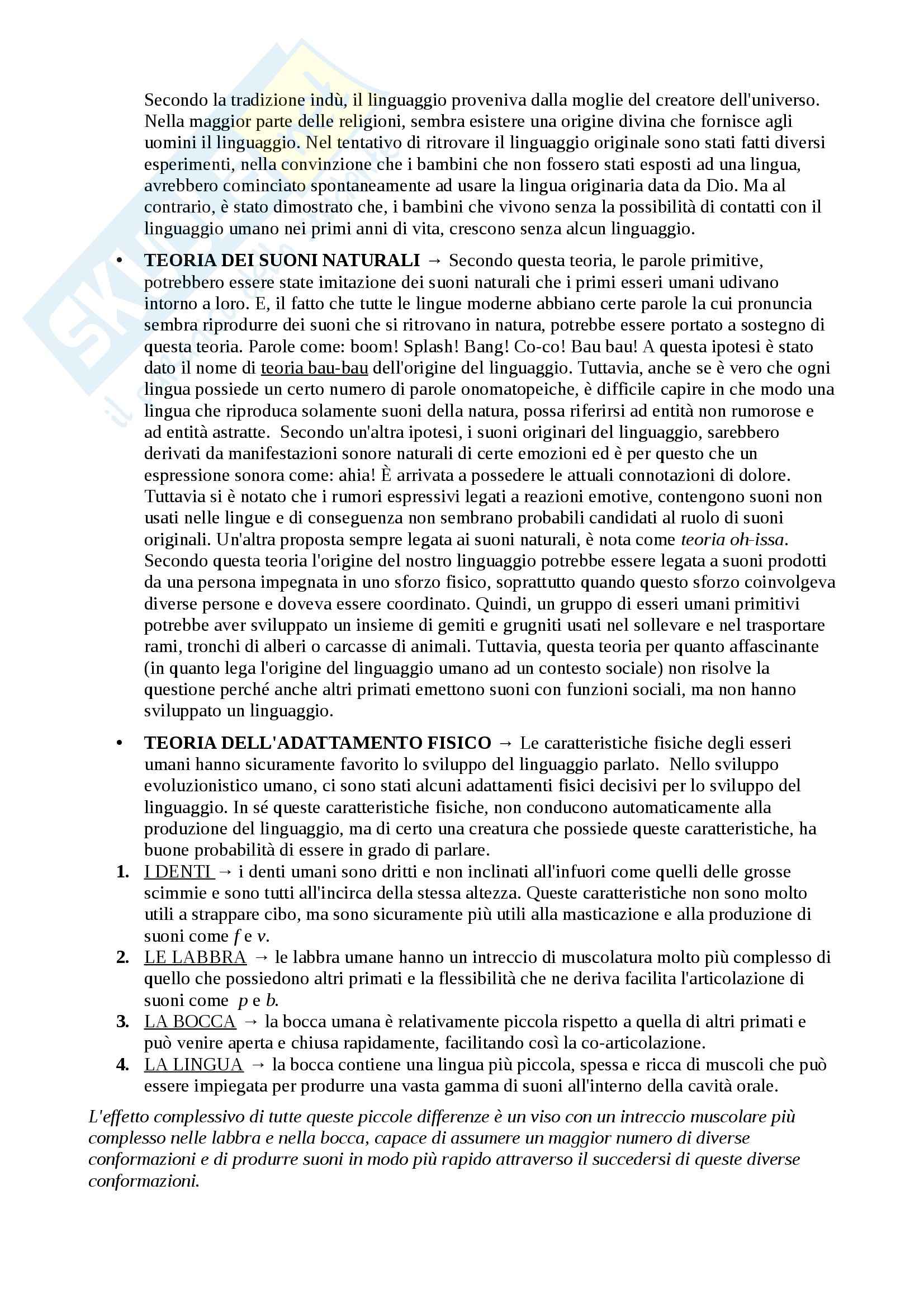 Riassunto esame linguistica e sociolinguistica, prof. Dragotto, libro consigliato Introduzione alla sociologia, Yule Pag. 16