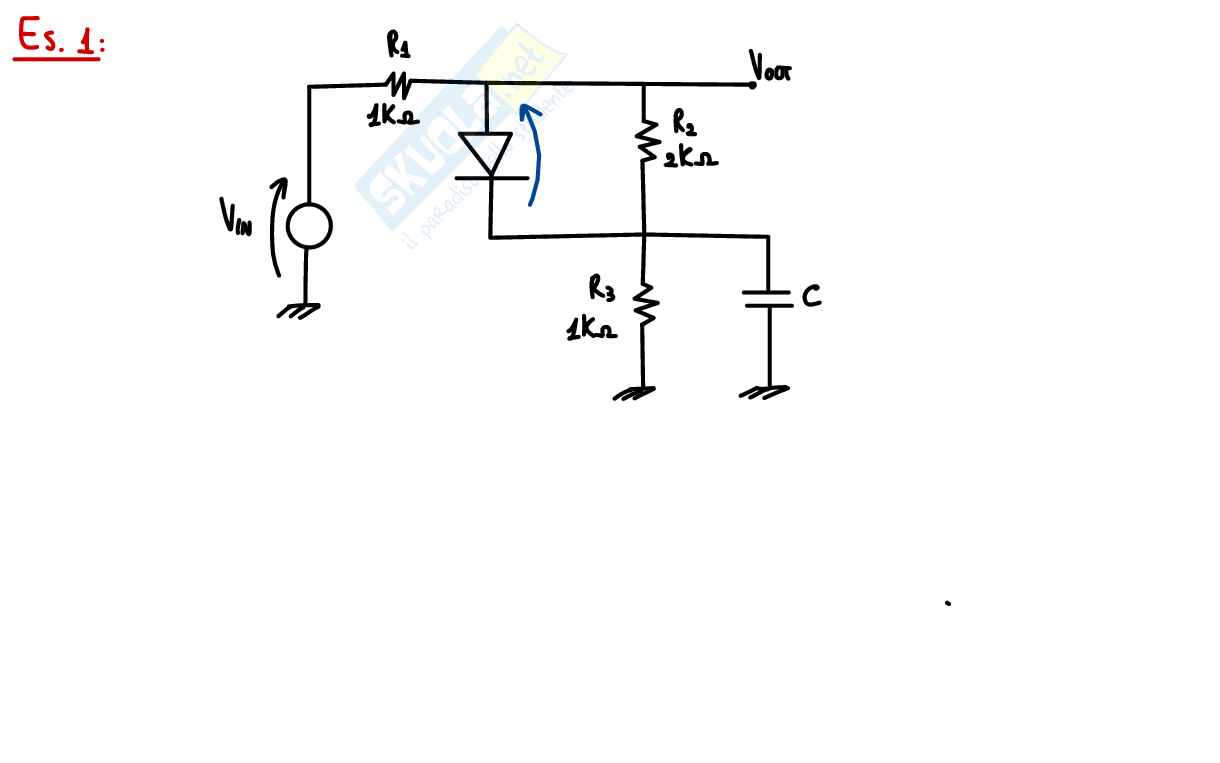 Temi d'esame svolti da me per l'esame di Fondamenti di elettronica Pag. 6