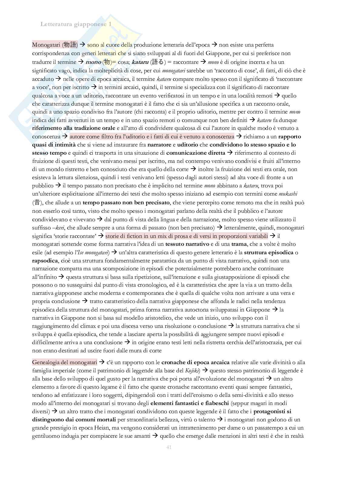 Letteratura giapponese 1 Pag. 41