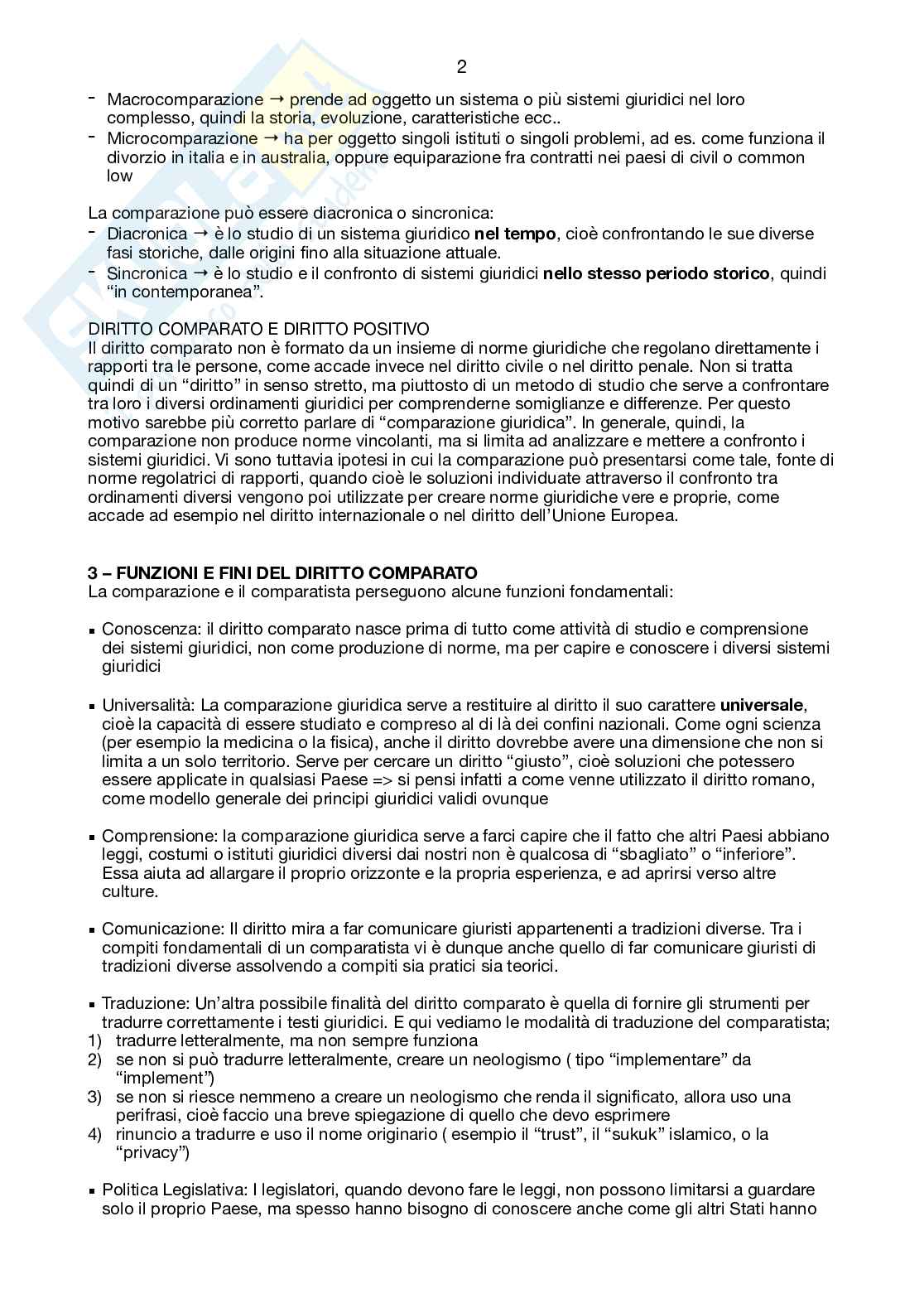 Appunti esame Diritto privato comparato Pag. 2