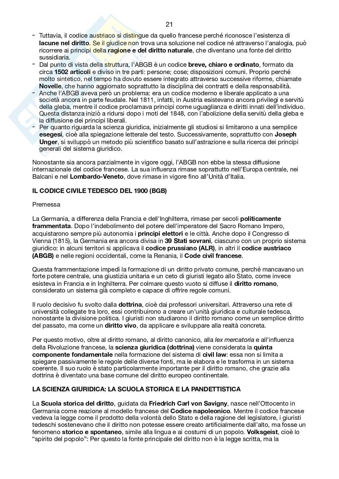 Appunti esame Diritto privato comparato Pag. 21