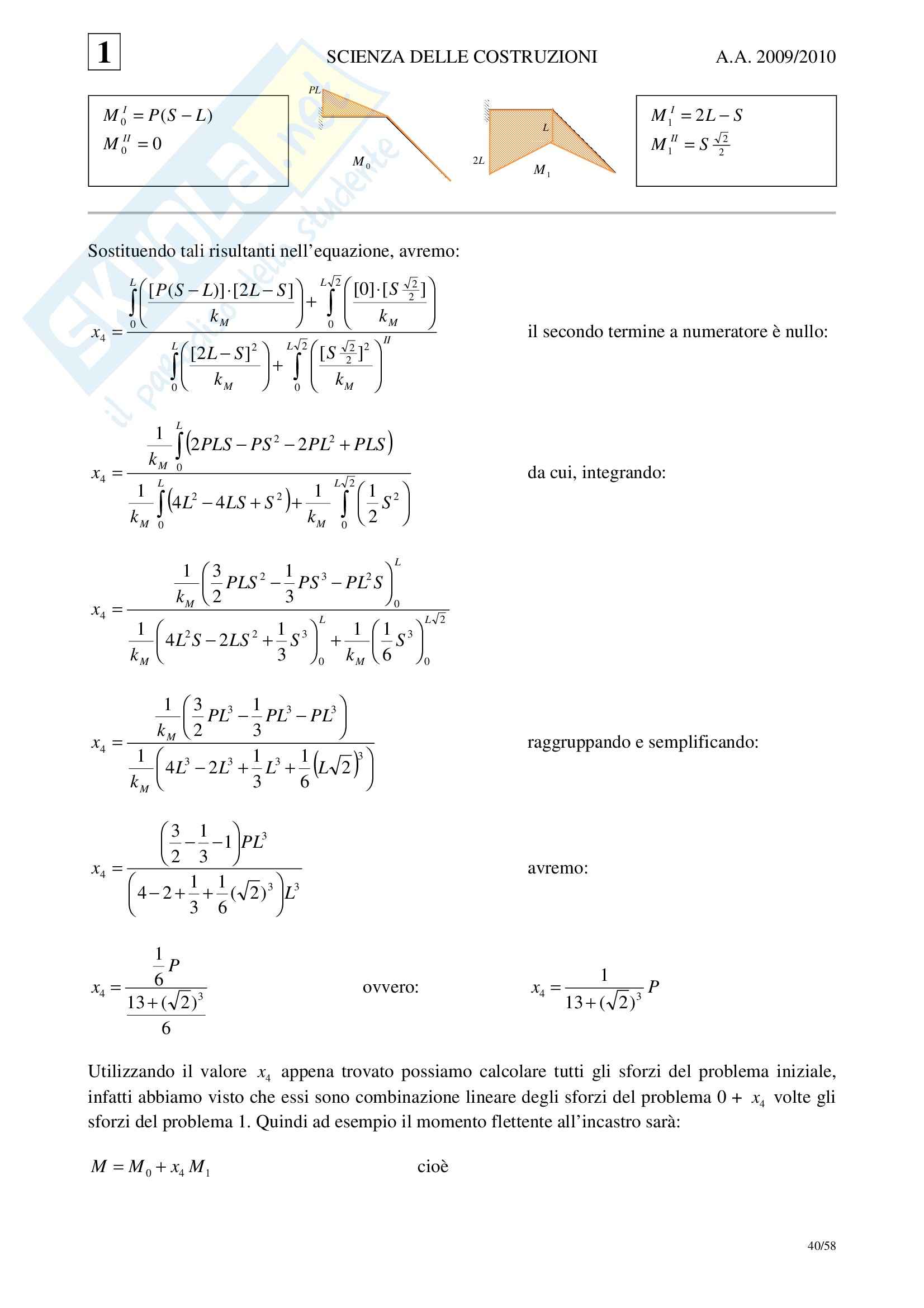 00 Scienza delle Costruzioni - Lezioni ed esercizi, tutto in uno!! Pag. 41