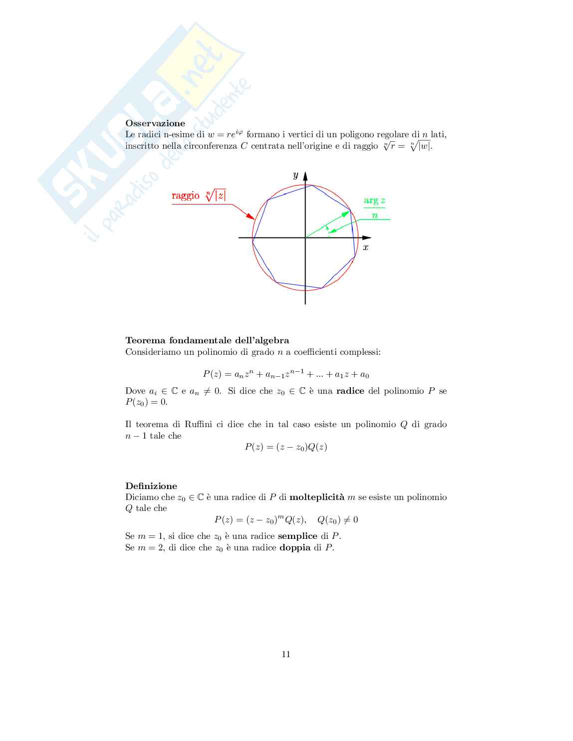 Geomteria e algebra lineare - Appunti completi per il primo parziale Pag. 11