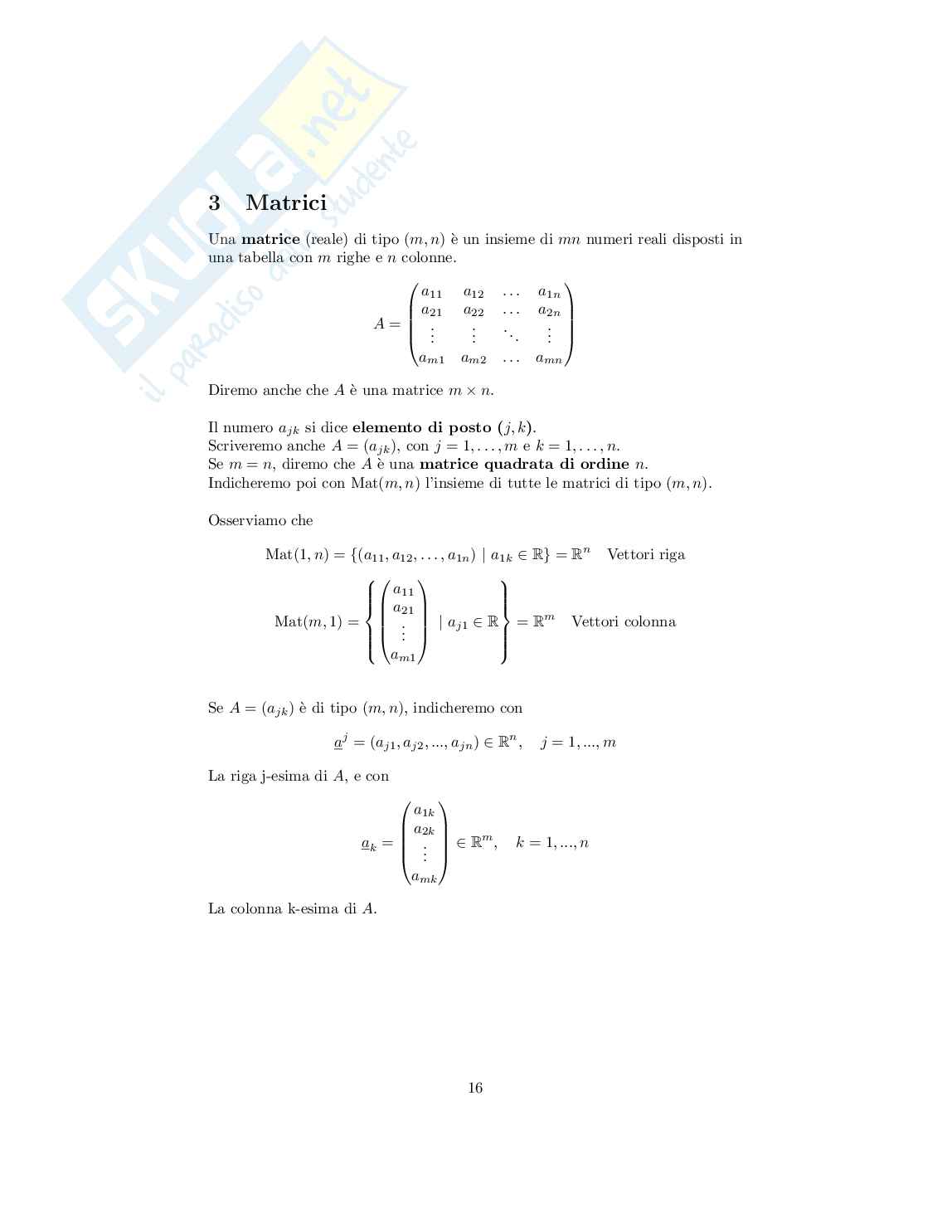Geomteria e algebra lineare - Appunti completi per il primo parziale Pag. 16