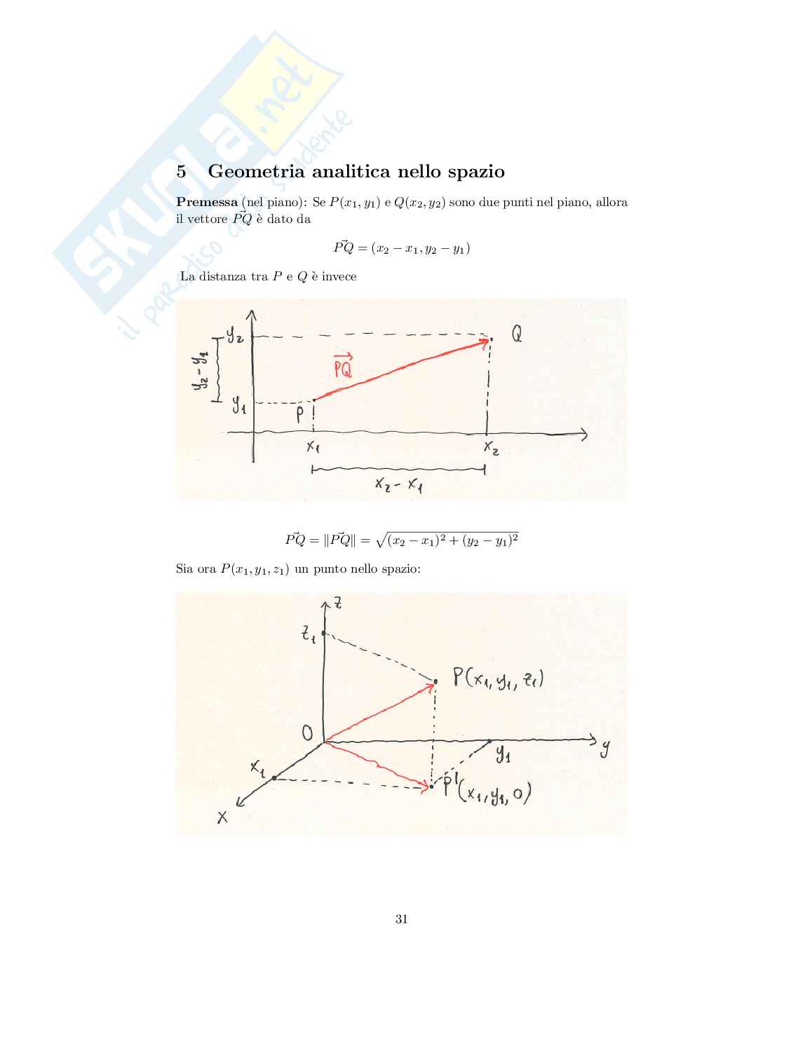 Geomteria e algebra lineare - Appunti completi per il primo parziale Pag. 31