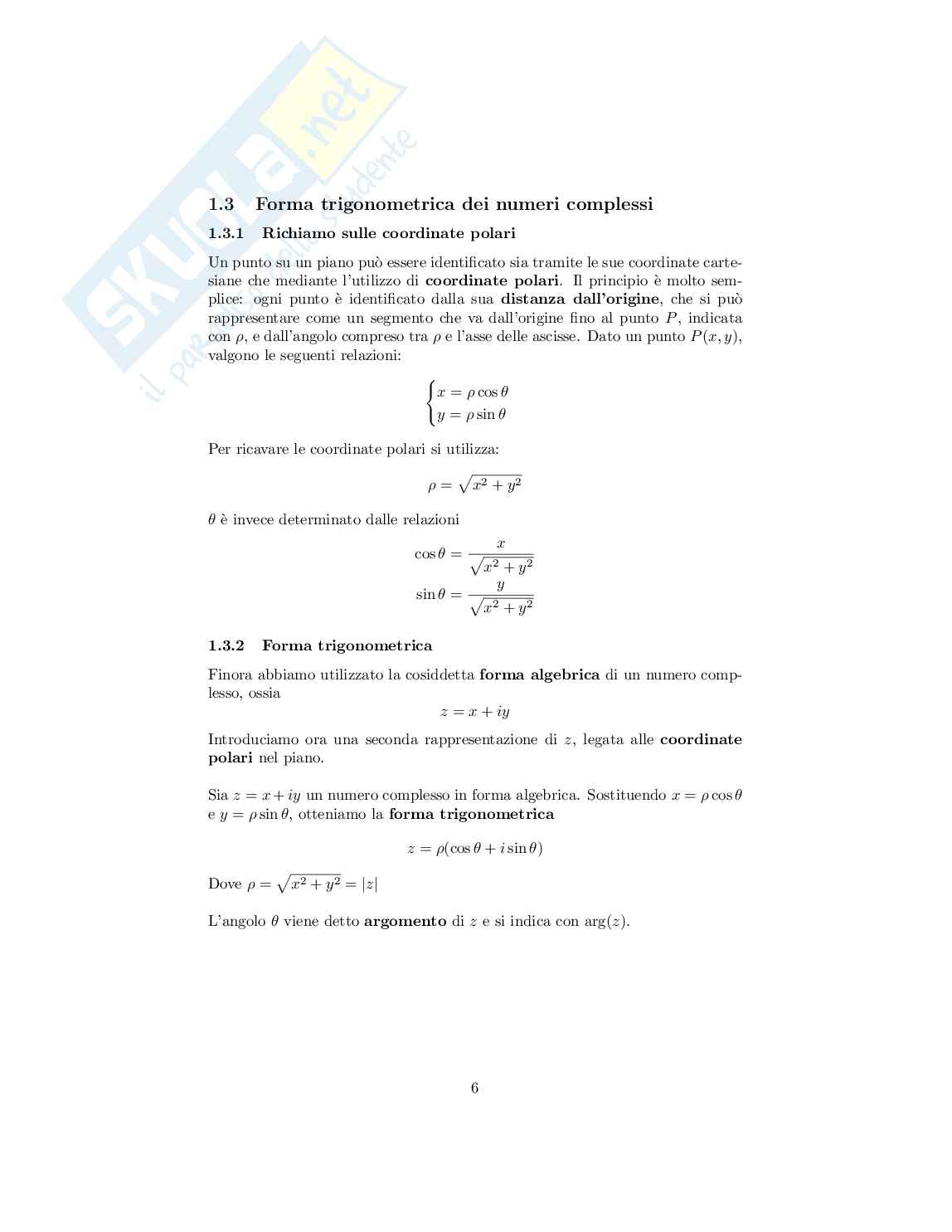 Geomteria e algebra lineare - Appunti completi per il primo parziale Pag. 6