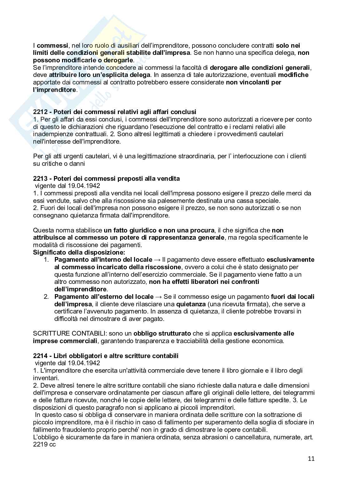 Appunti Diritto commerciale Pag. 11