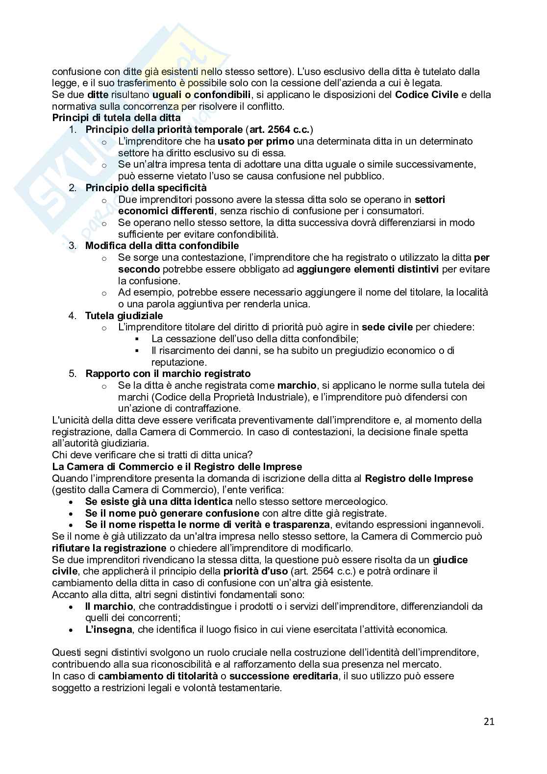 Appunti Diritto commerciale Pag. 21