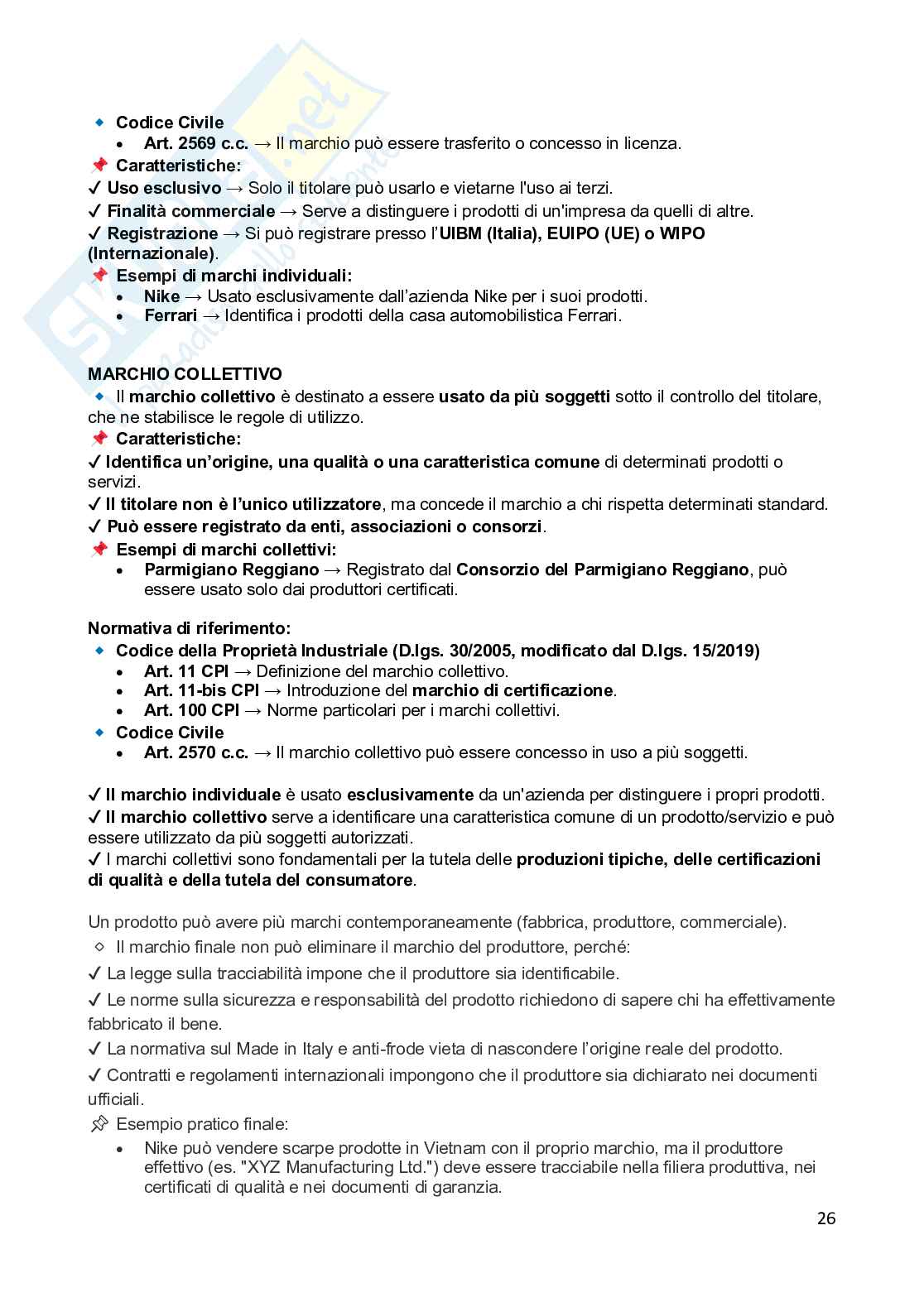 Appunti Diritto commerciale Pag. 26