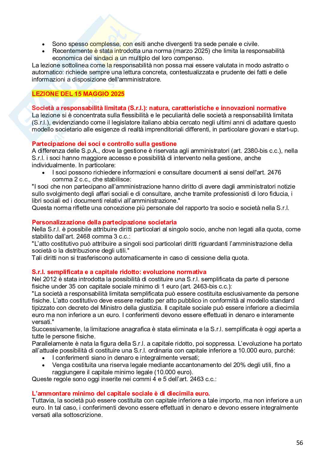 Appunti Diritto commerciale Pag. 56