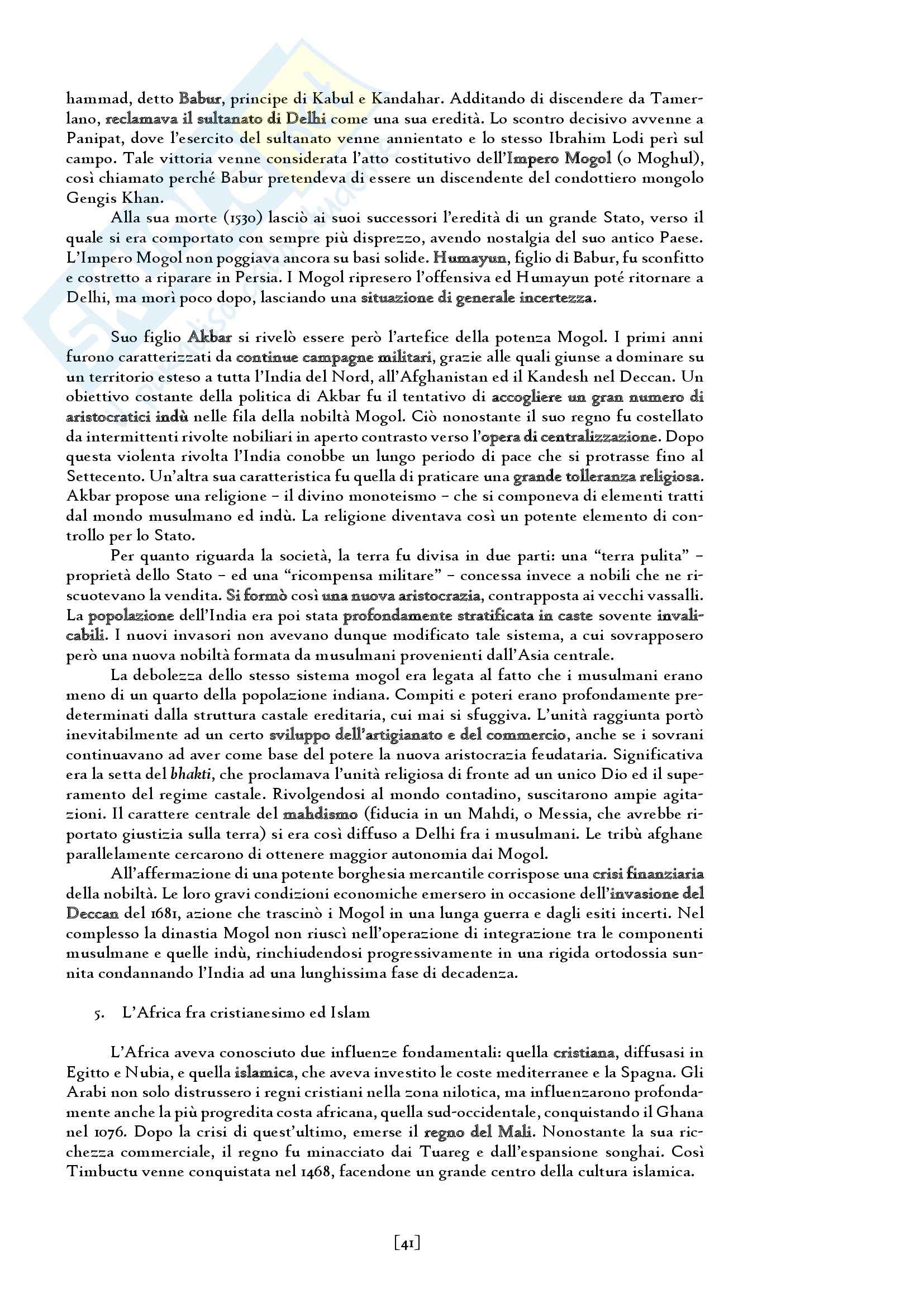 Riassunto esame Storia moderna, prof. Carpanetto, libro consigliato Manuale di storia moderna, Ricuperati, Ieva ( volume 1) Pag. 41