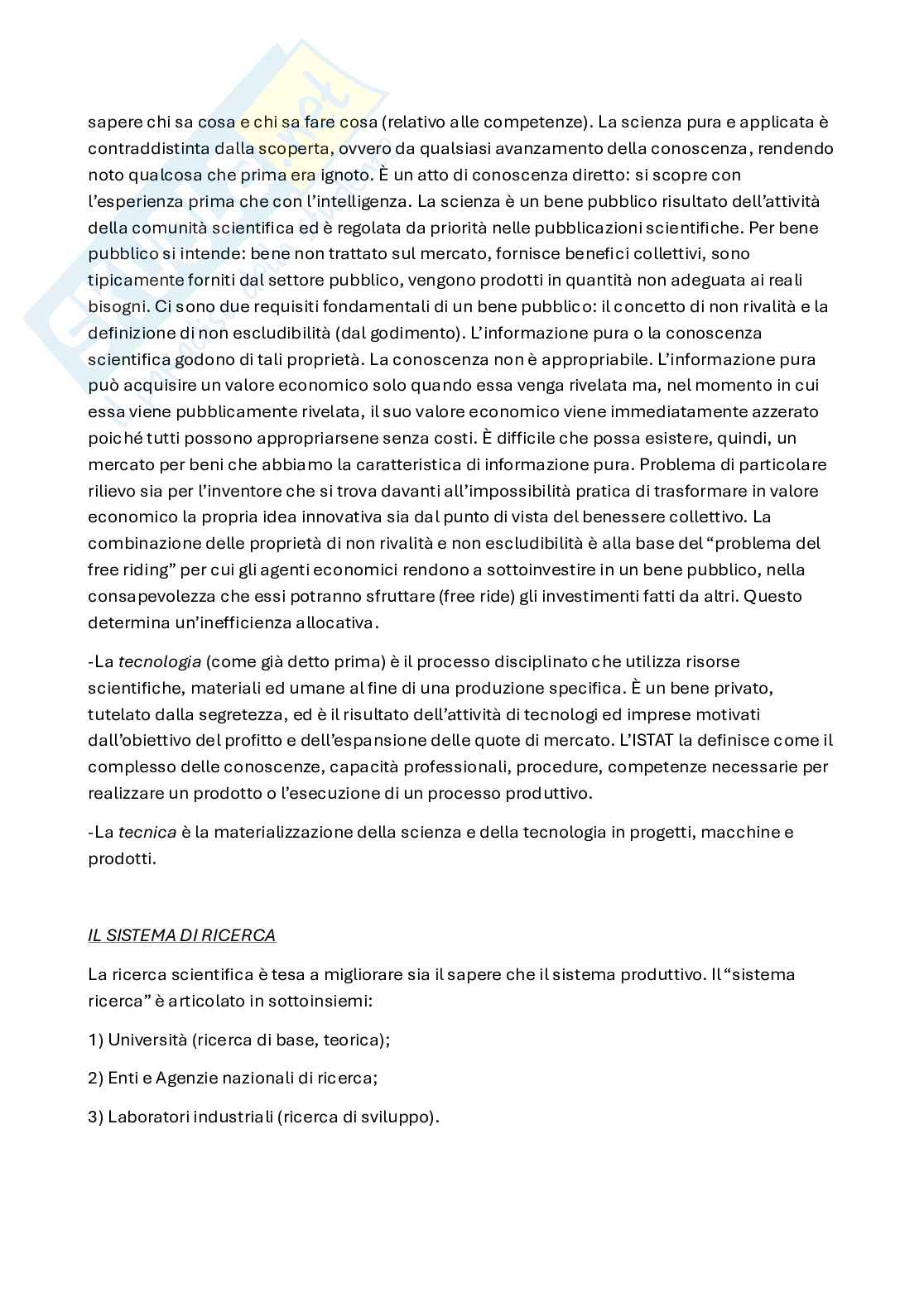 Tecnologia e tecnica (tecnologia dei cicli produttivi) Pag. 2