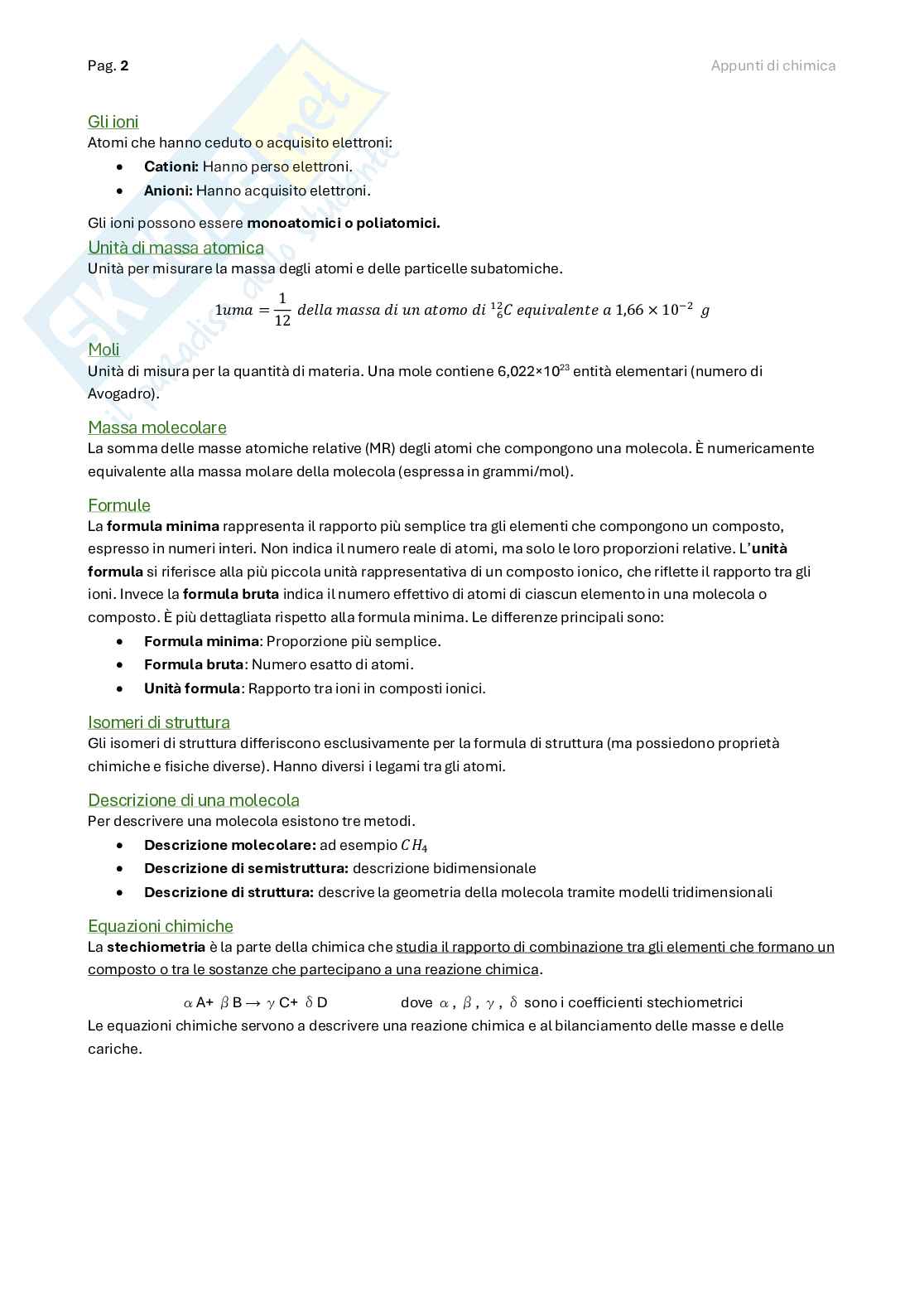 Chimica Pag. 2
