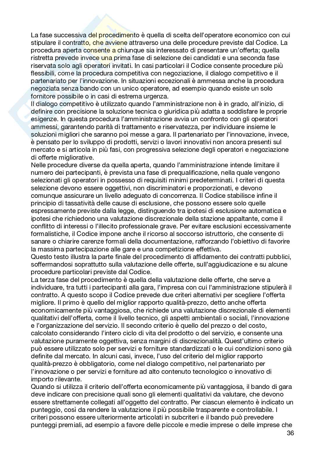 Riassunto esame Diritto processuale amministrativo, Prof. Rossi Giovanni, libro consigliato Manuale di diritto amministrativo , Clarich Pag. 36