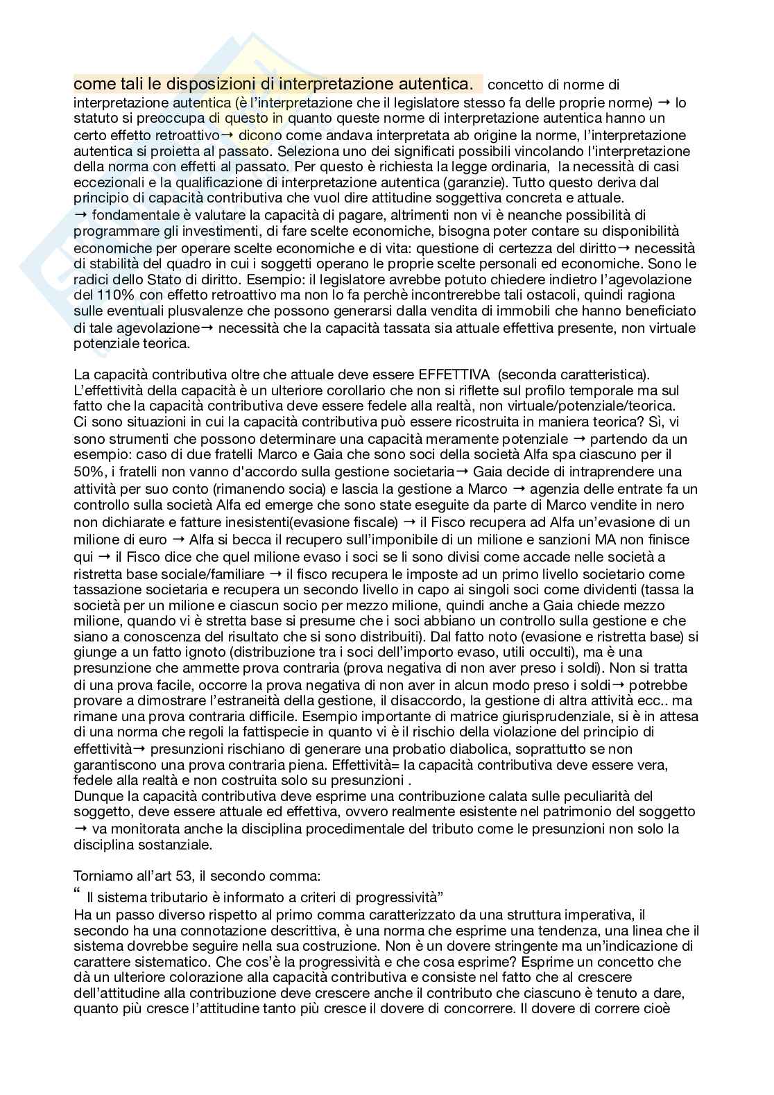 Appunti delle lezioni del corso di Diritto tributario Pag. 11