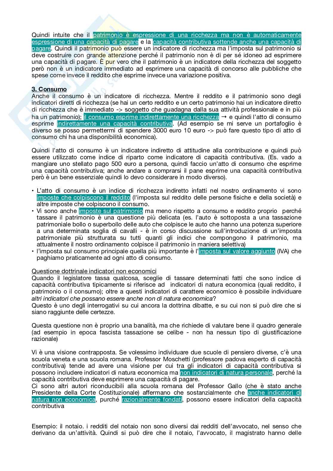 Appunti delle lezioni del corso di Diritto tributario Pag. 6
