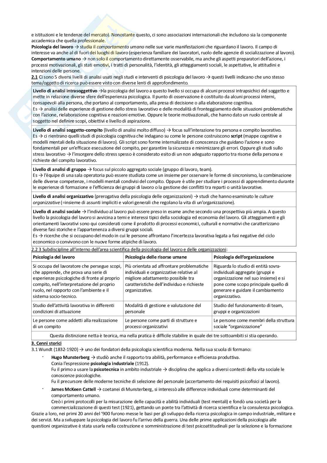 Riassunto esame Psicologia di comunità, Prof. Occhini Laura, libro consigliato Psicologia del lavoro, Fraccarioli Pag. 2