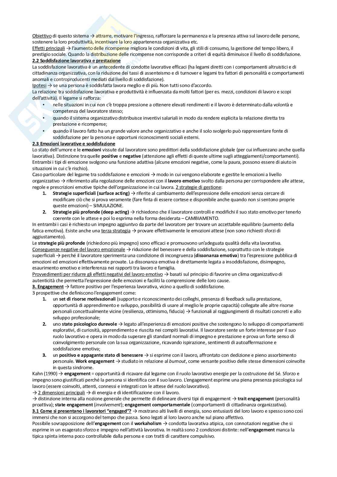 Riassunto esame Psicologia di comunità, Prof. Occhini Laura, libro consigliato Psicologia del lavoro, Fraccarioli Pag. 26