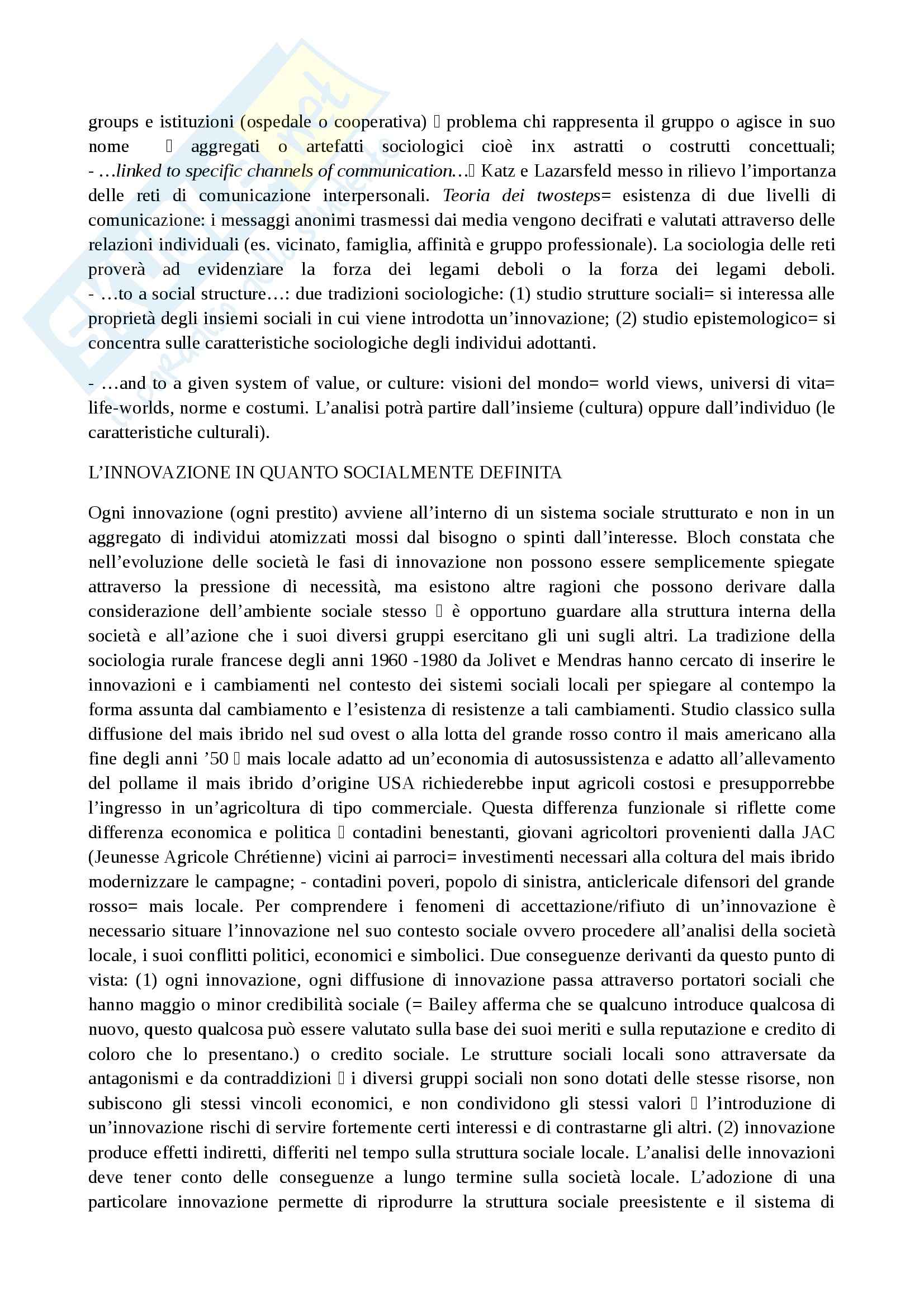 Riassunto esame Antropologia, prof. Paltrinieri, libro consigliato Saggio sul cambiamento sociale, de Sardan Pag. 16