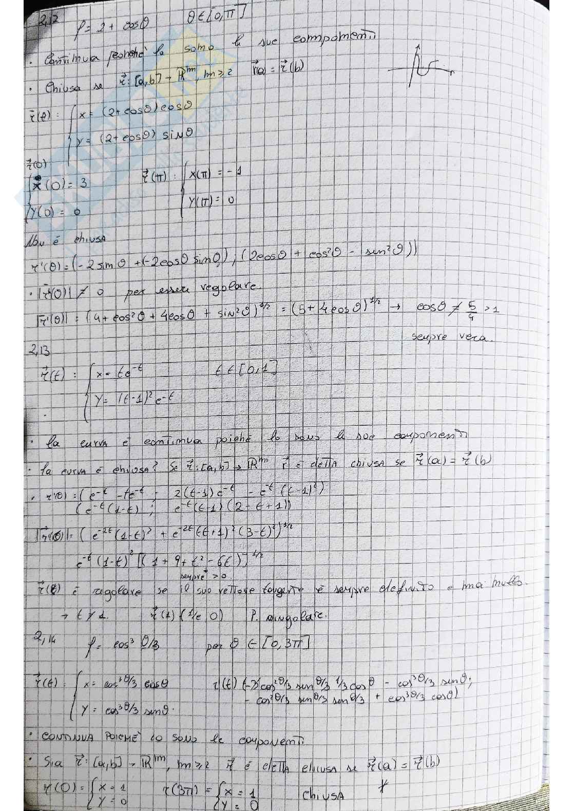 Prima parte di Analisi 2  Pag. 2