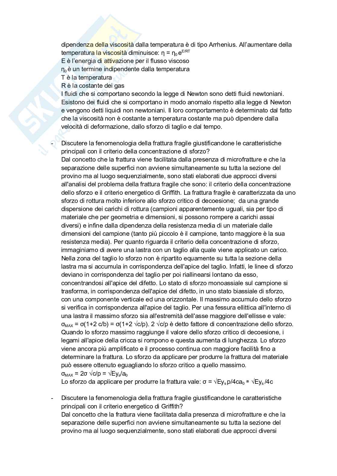Domande Tecnologia dei materiali e chimica applicata Pag. 41