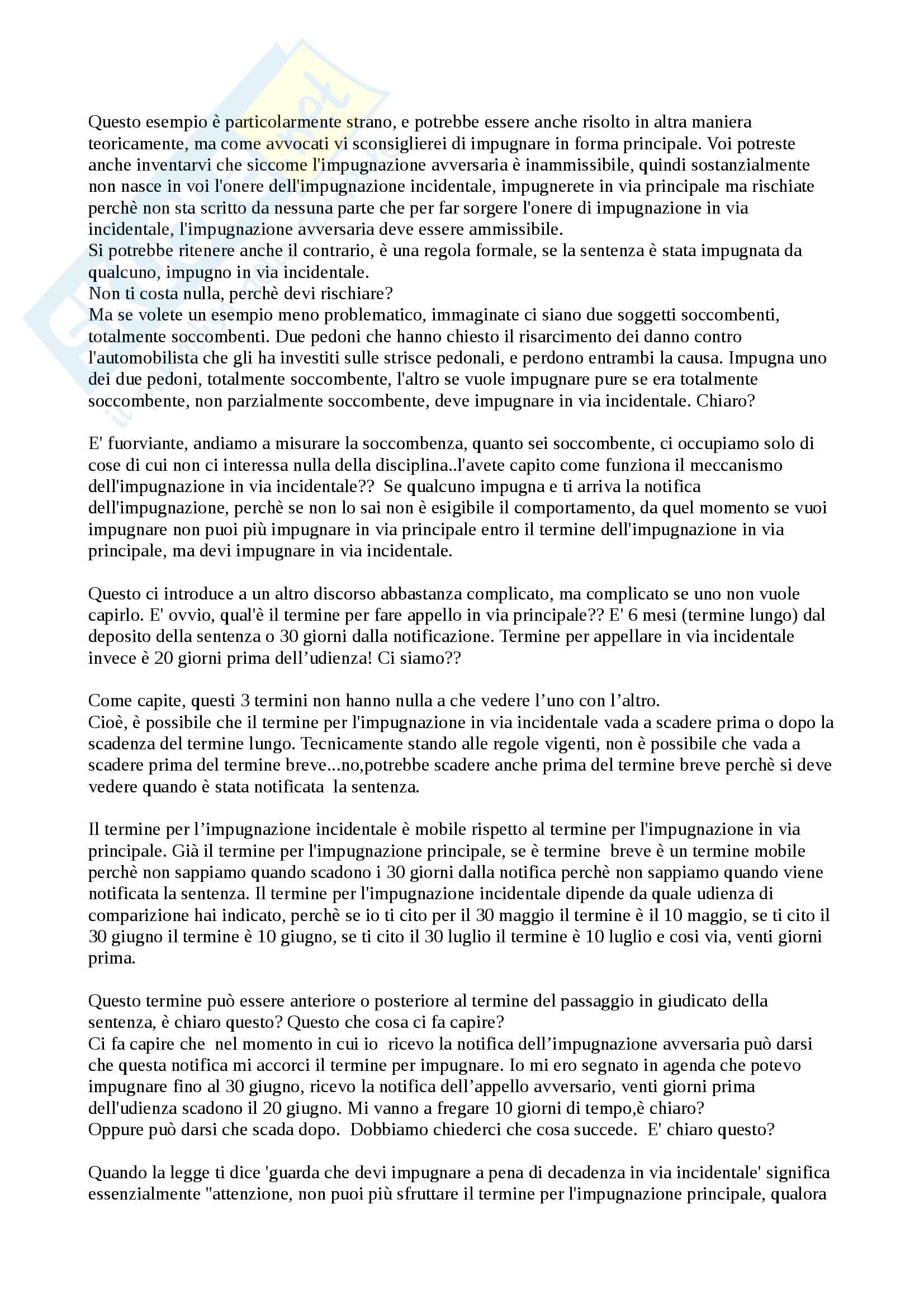 Lezione 4, Procedura civile Pag. 2