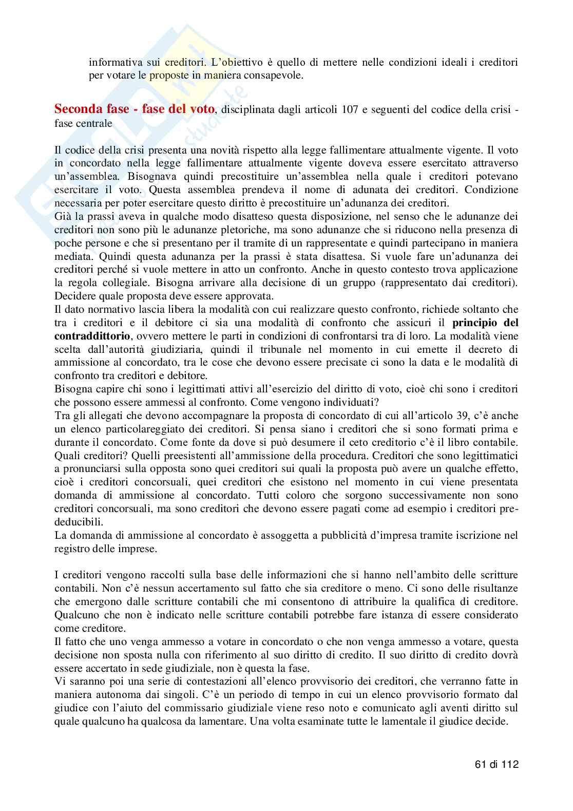 Diritto della crisi d'impresa Pag. 61