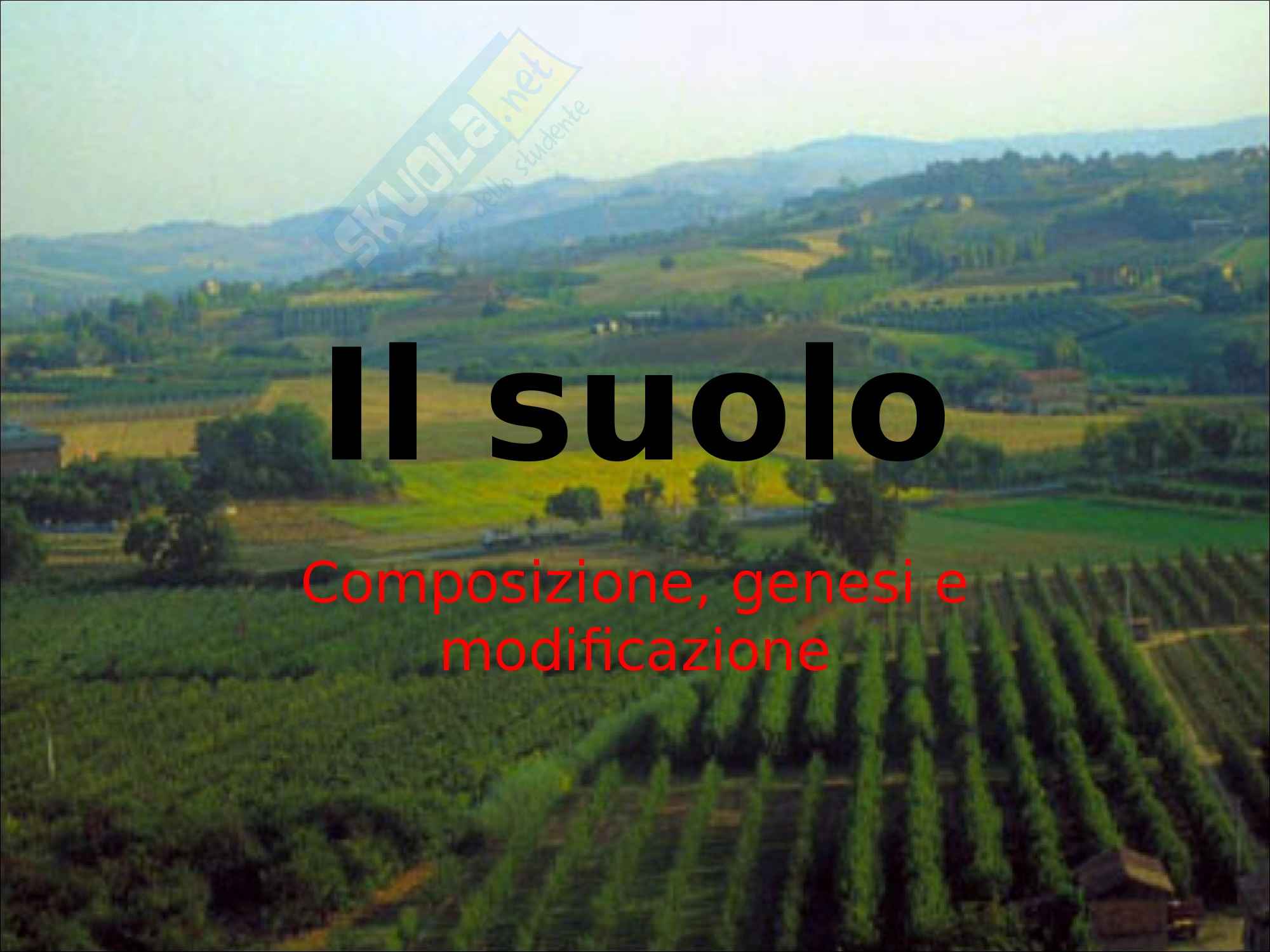 Fondamenti di geologia - il suolo Pag. 1