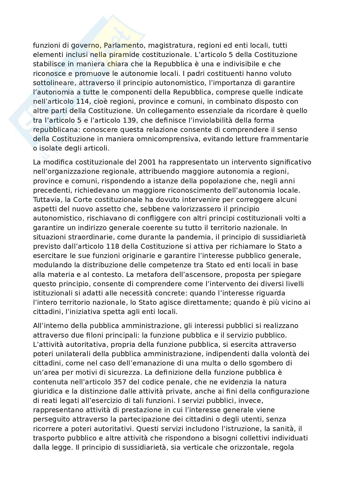 Appunti lezioni Diritto pubblico e della legislazione sanitaria Pag. 31